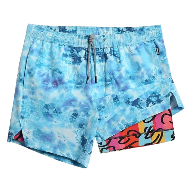 2 In 1 Quick Dry Athletic Shorts With Vibrant Design Layer