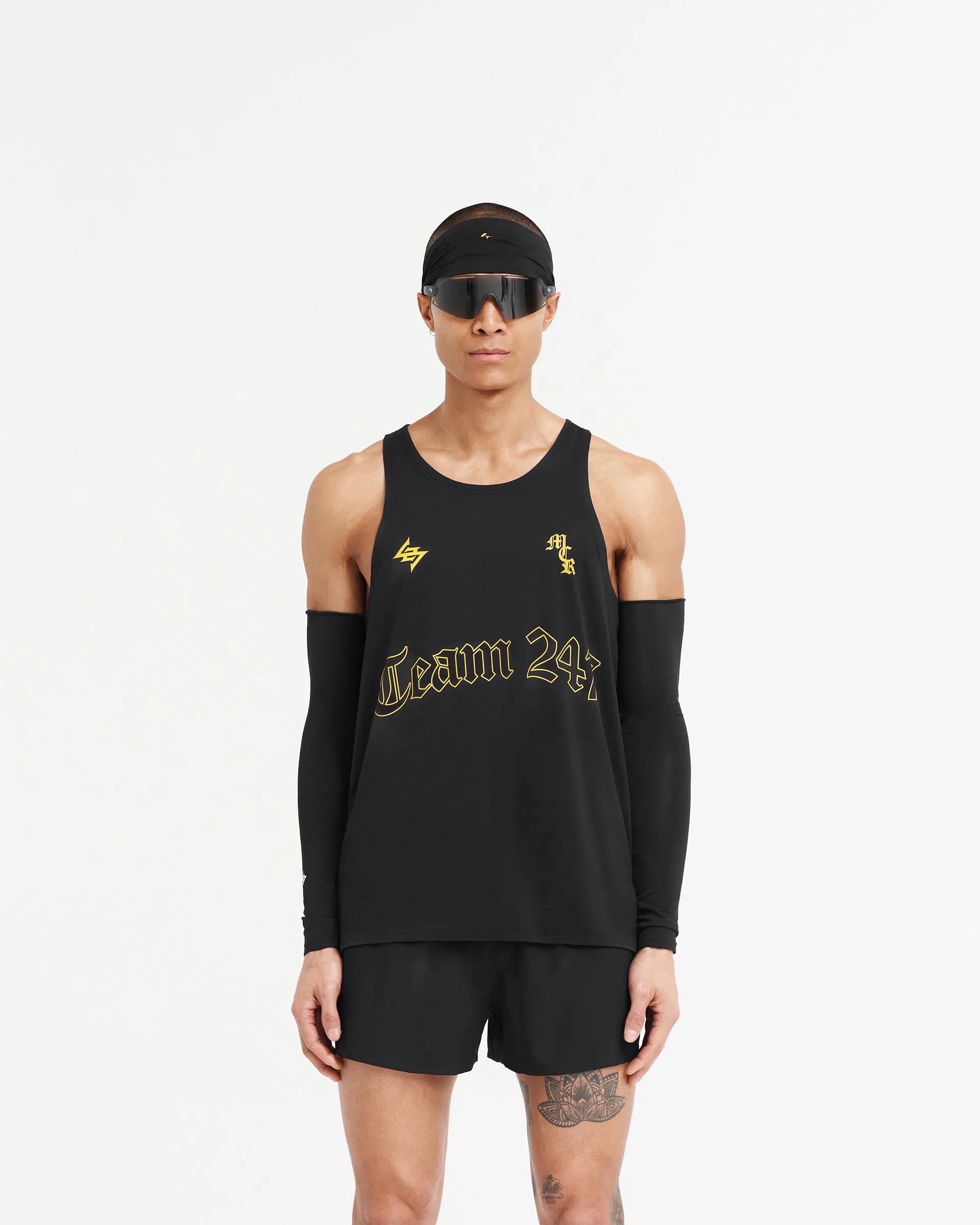247 Manchester Marathon Singlet - Black