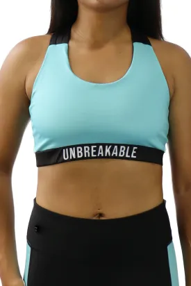 5007 - Bend Inspired Women's Criss Cross Back Bra/ Teal - FINAL SALE
