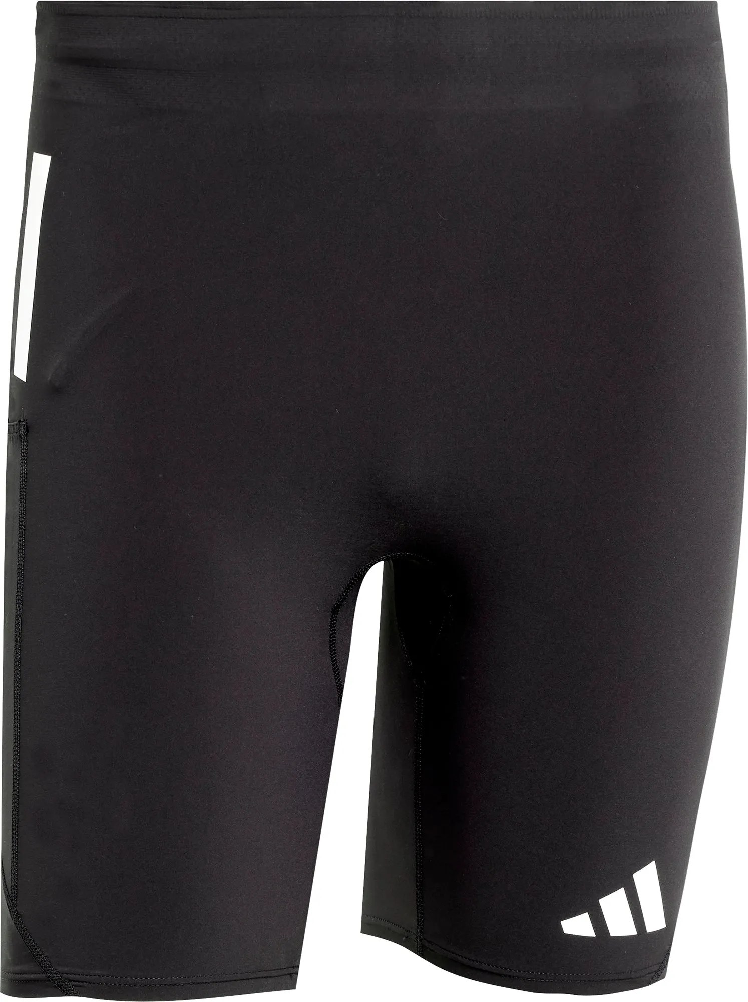 adidas Adizero Mens Short Running Tights - Black