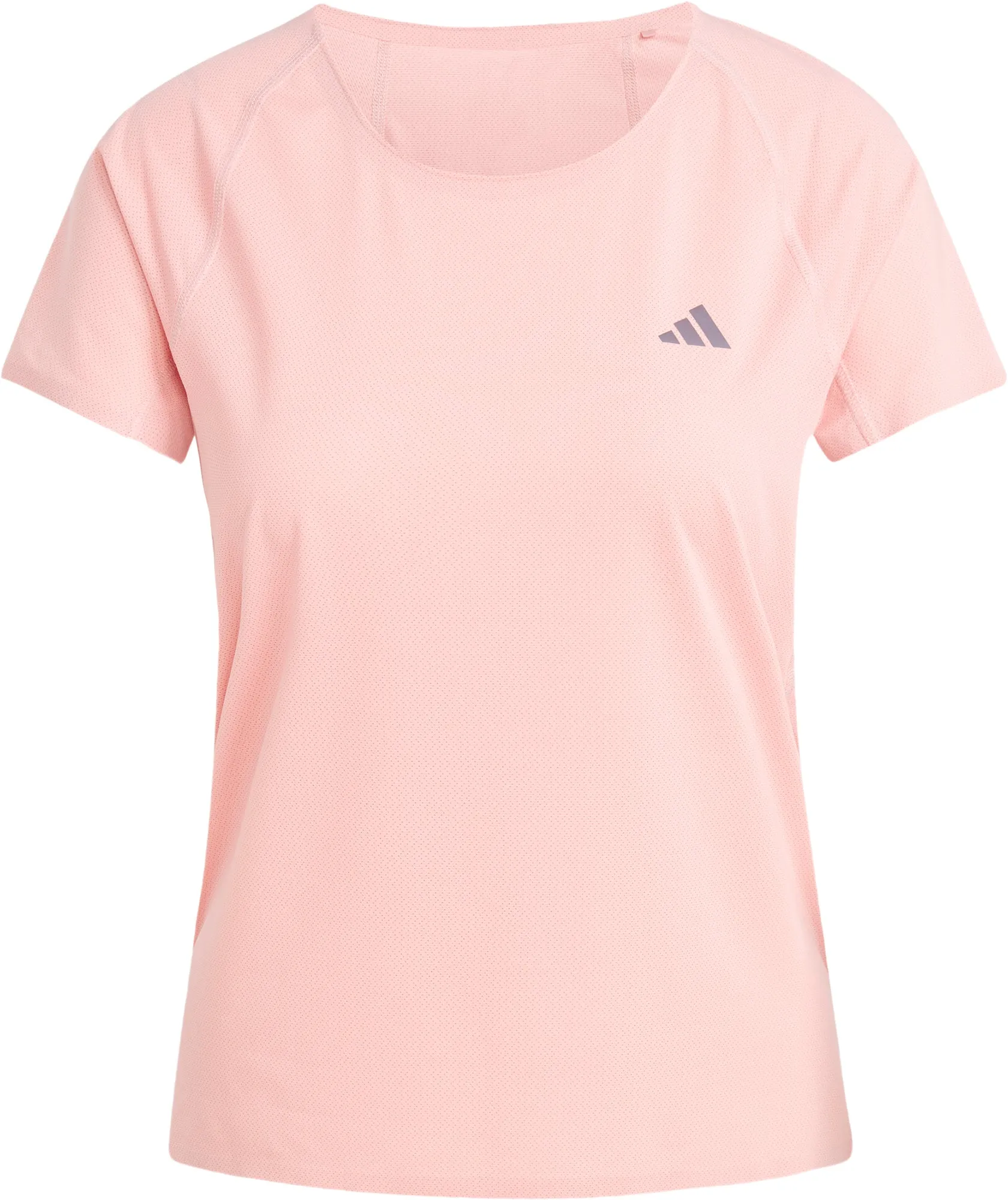 adidas Adizero Short Sleeve Womens Running Top - Pink