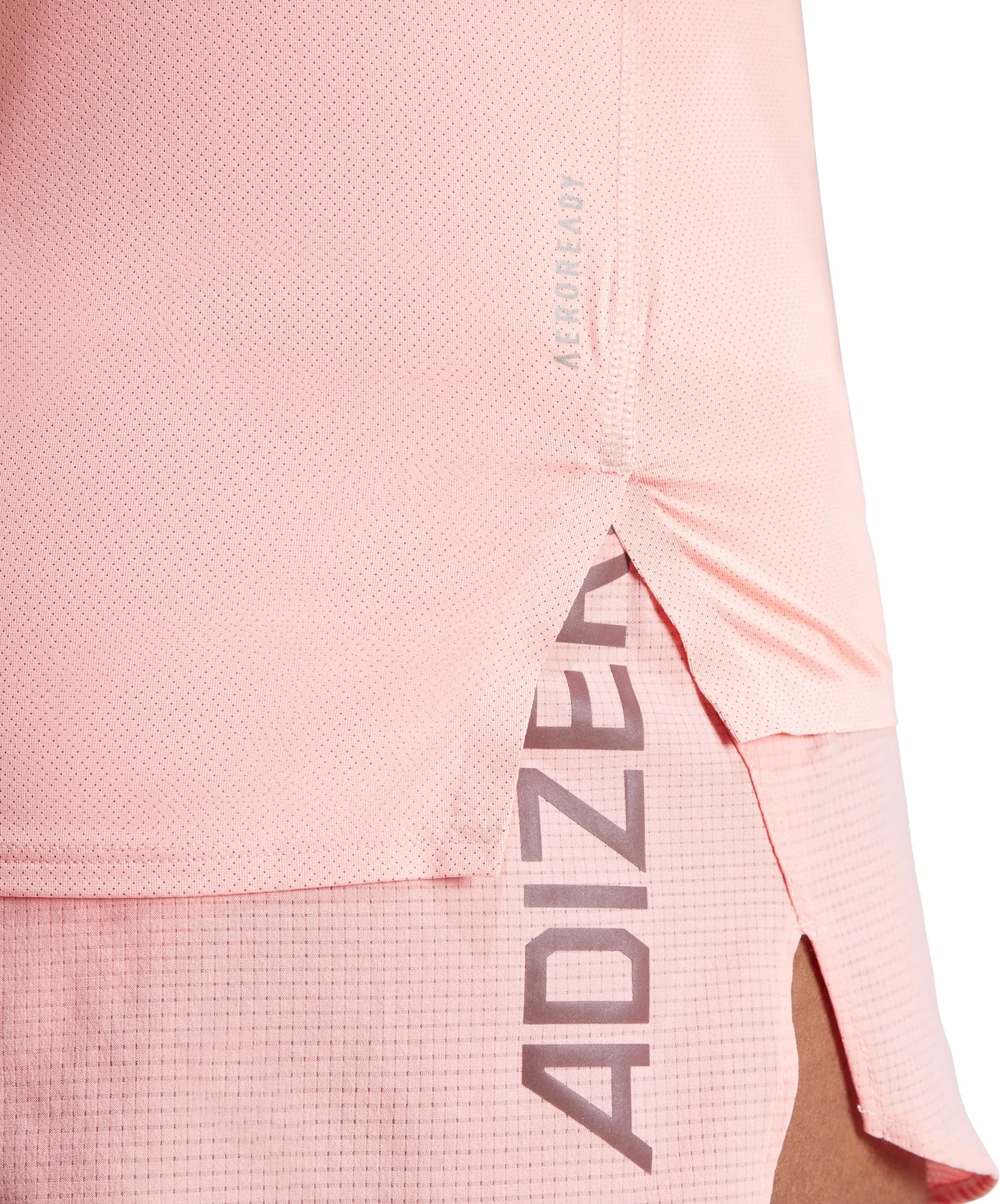 adidas Adizero Short Sleeve Womens Running Top - Pink