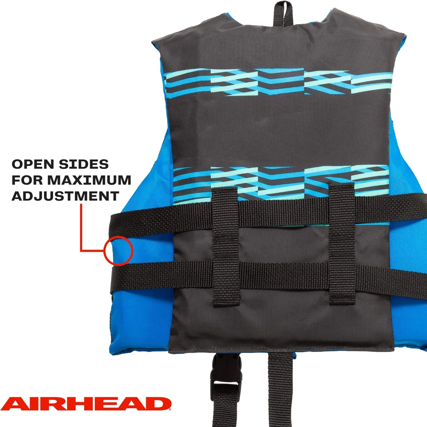 Airhead Element Life Jacket | Open Sided PFD | Sizes for Child, Youth and Adult Available