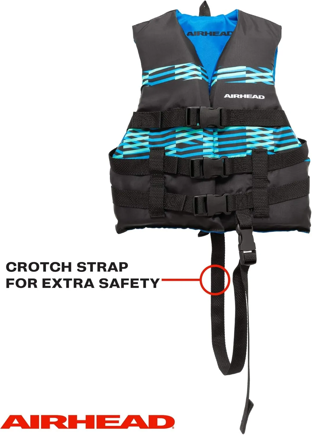 Airhead Element Life Jacket | Open Sided PFD | Sizes for Child, Youth and Adult Available