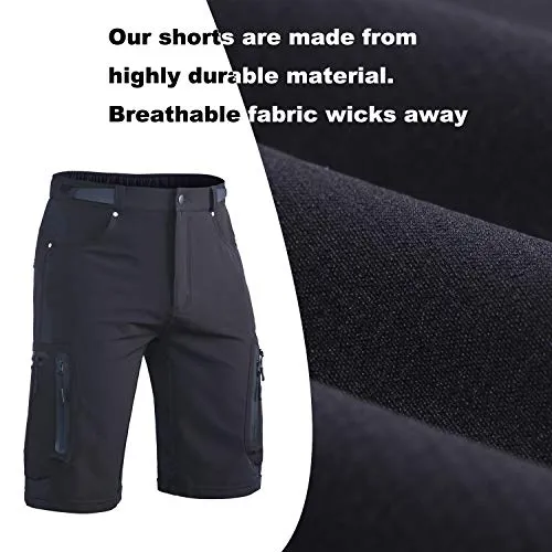 Ally Mens MTB Mountain Bike Short Bicycle Cycling Biking Riding Shorts Cycle Wear Relaxed Loose-fit