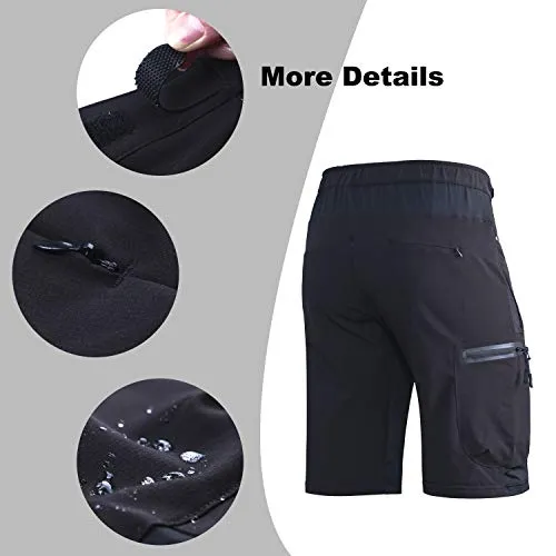 Ally Mens MTB Mountain Bike Short Bicycle Cycling Biking Riding Shorts Cycle Wear Relaxed Loose-fit
