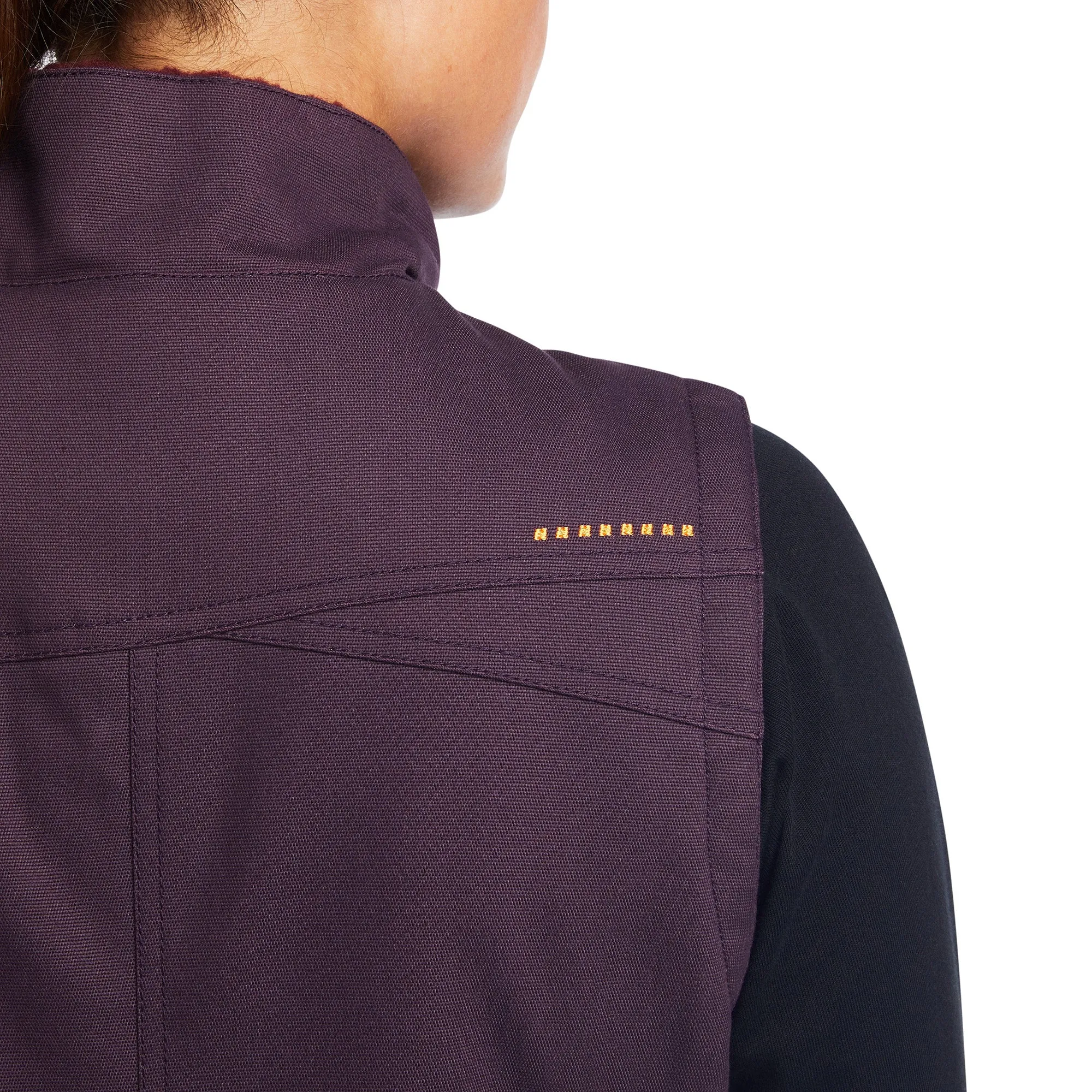 Ariat® Ladies Rebar DuraCanvas™ Plum Perfect Insulated Vest 10037590