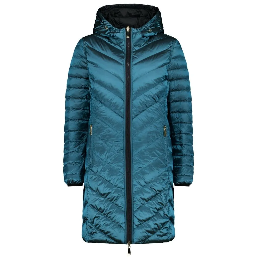 Arnie Women's 90/10 Reversible Down Coat - Black/Empire