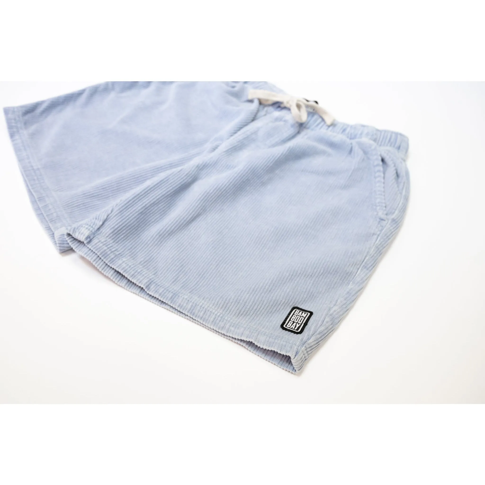 BamBooBay Chill Cord Shorts Light Blue