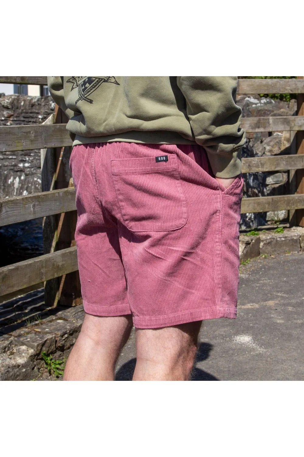 BamBooBay Chill Cord Shorts Lilac