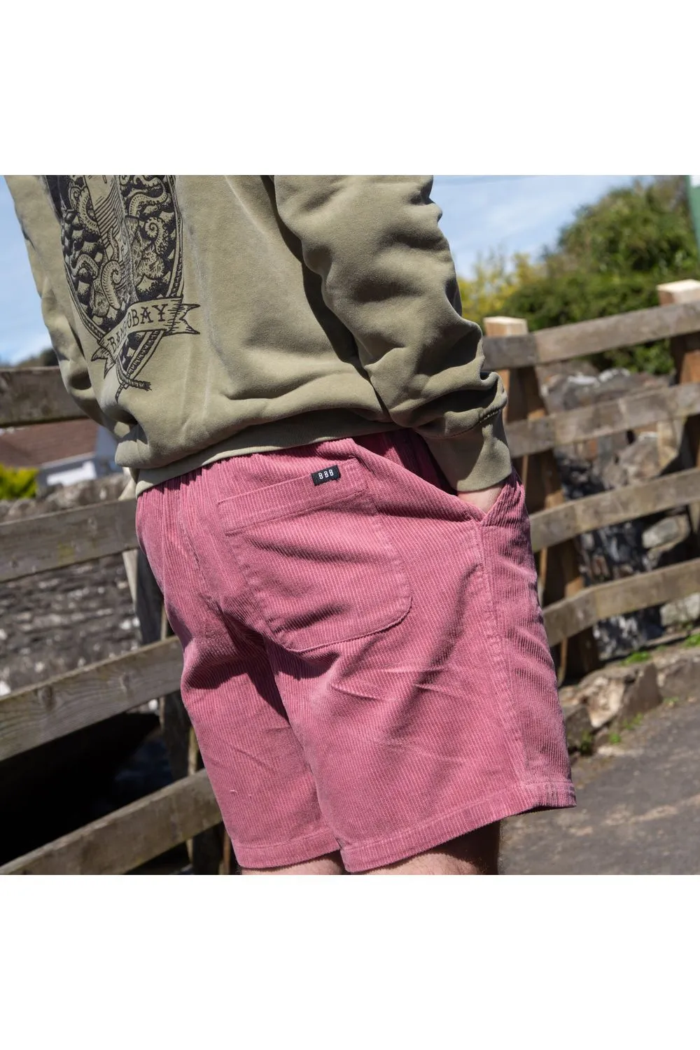 BamBooBay Chill Cord Shorts Lilac
