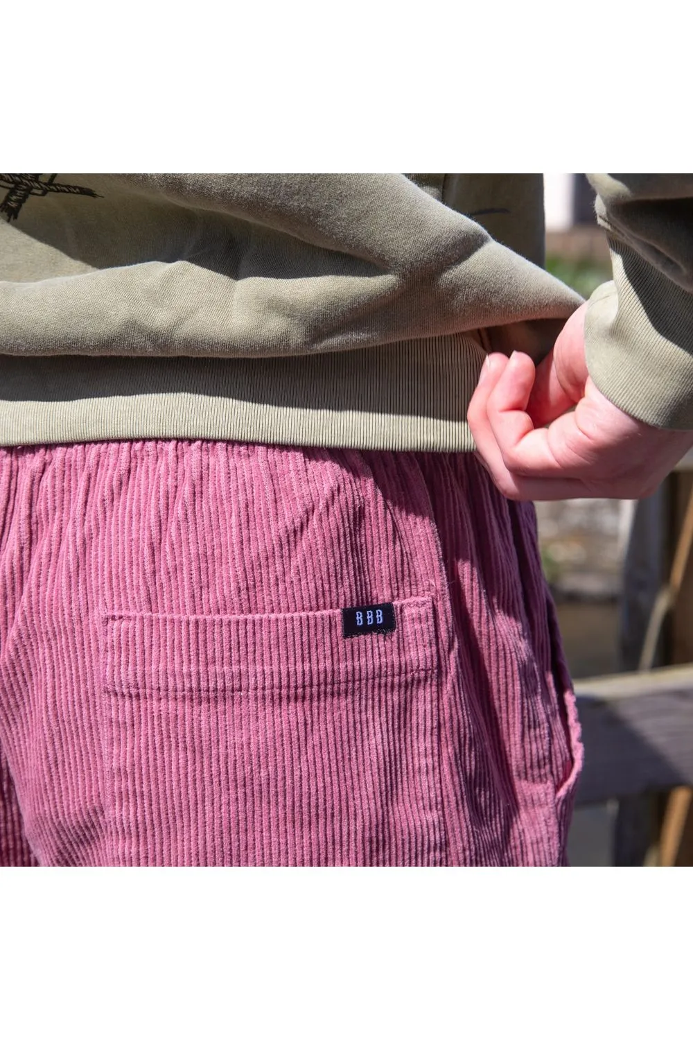 BamBooBay Chill Cord Shorts Lilac