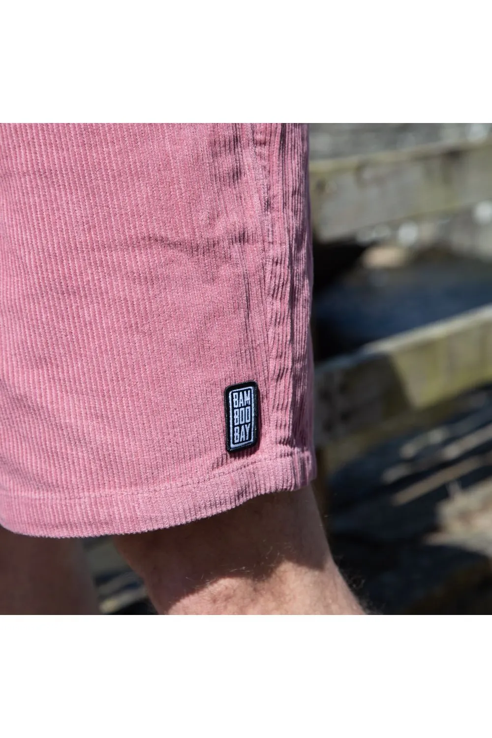 BamBooBay Chill Cord Shorts Lilac