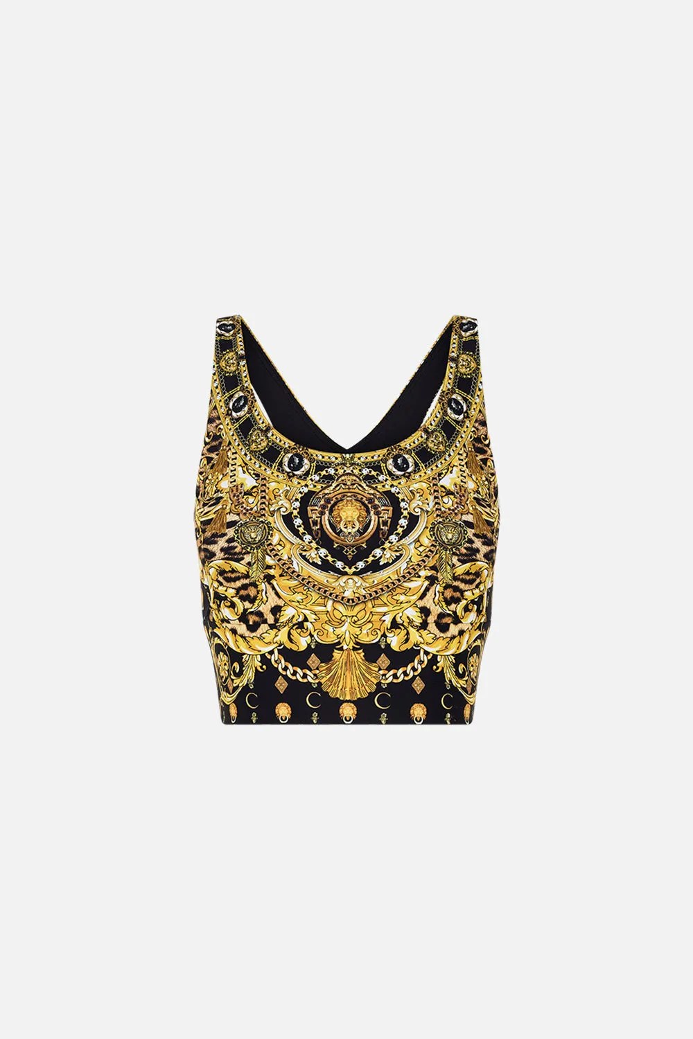 BANDED RACER BACK CROP NOUVEAU NATURE