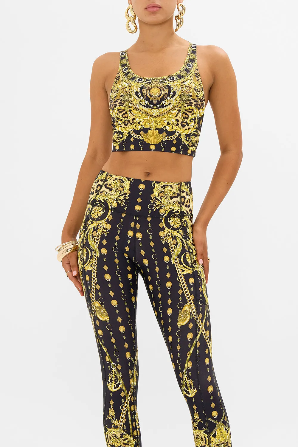 BANDED RACER BACK CROP NOUVEAU NATURE