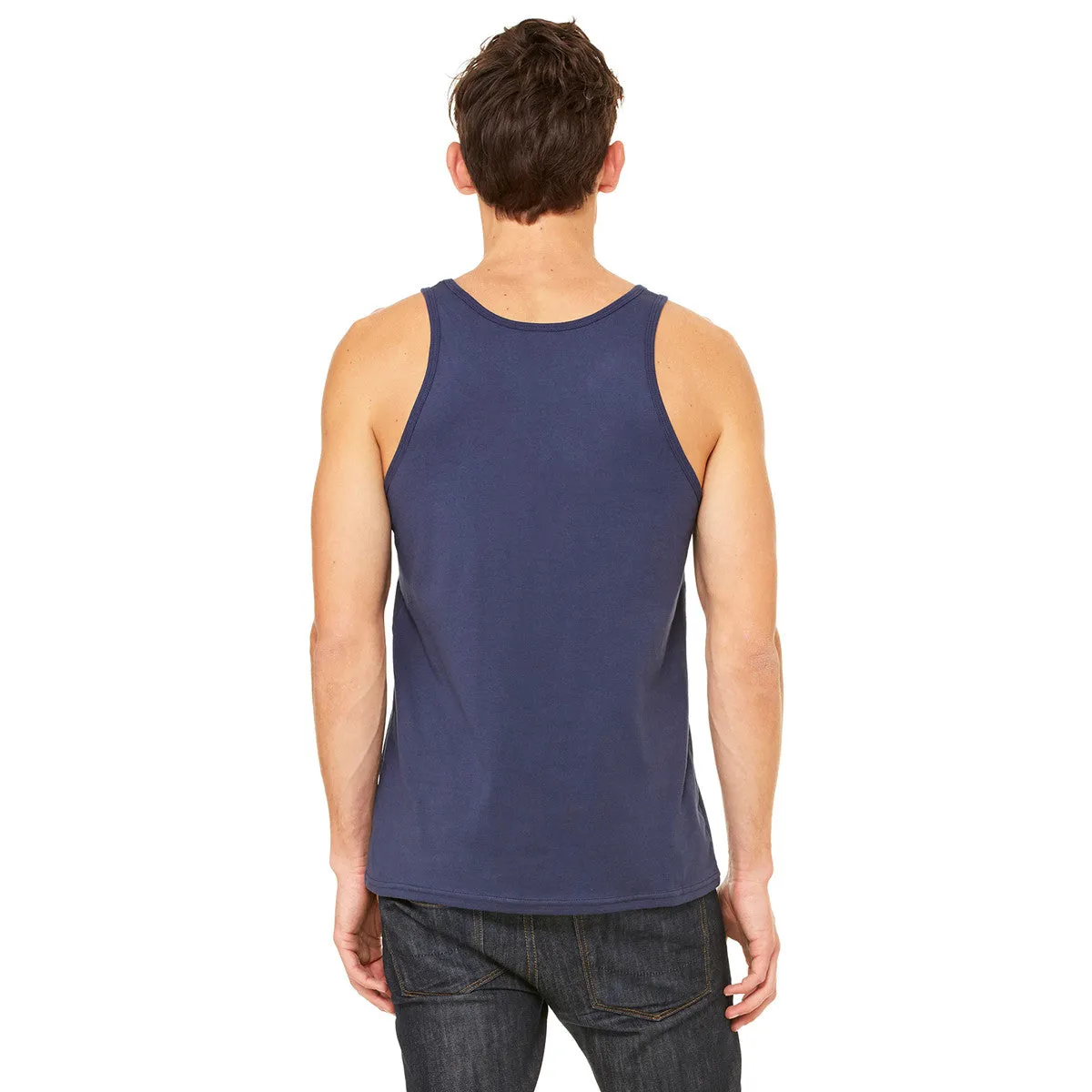 Bella   Canvas Unisex Navy Jersey Tank Top