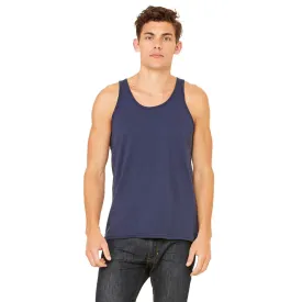 Bella   Canvas Unisex Navy Jersey Tank Top