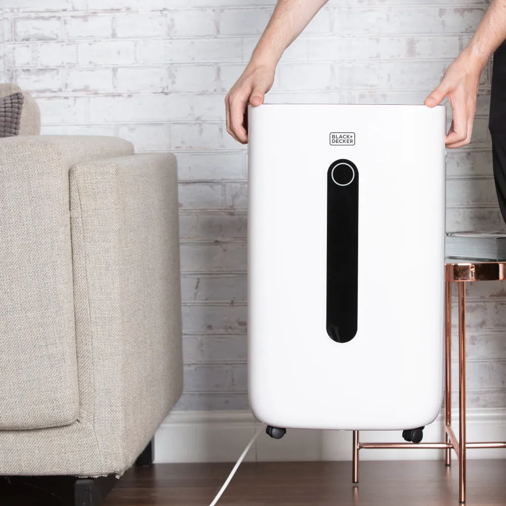 Black Decker Dehumidifier 20L  - White