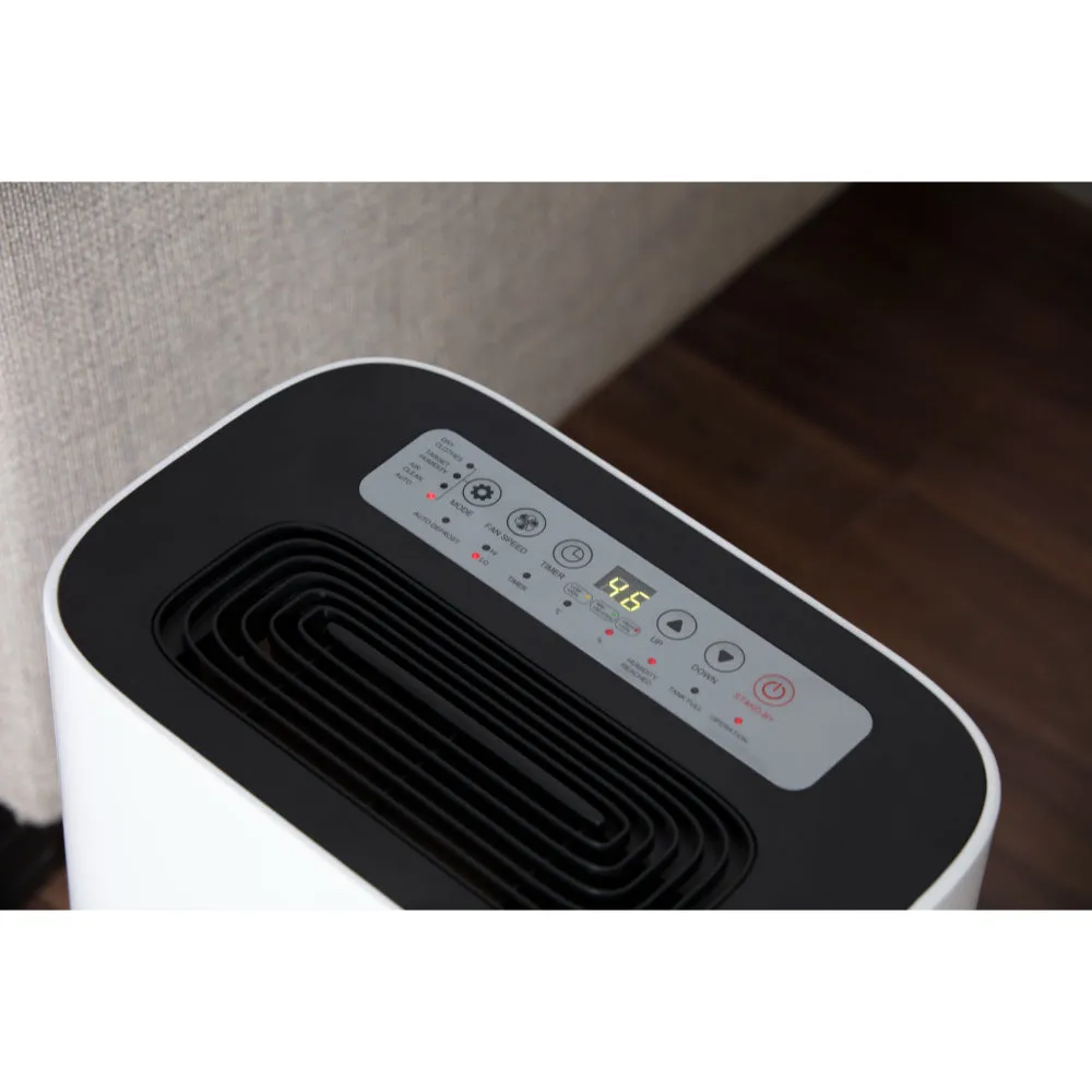Black Decker Dehumidifier 20L  - White