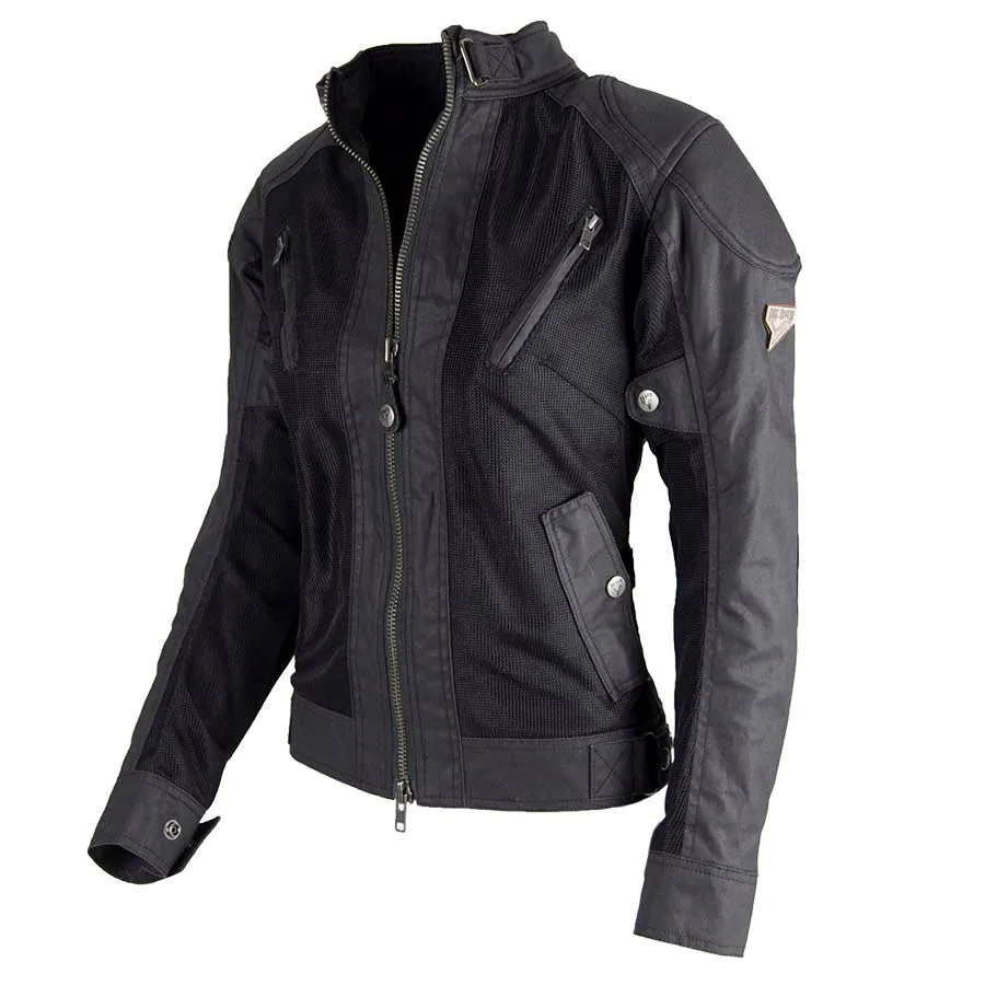 By City Ladies Teneree Venty II Mesh Textile Jacket - Black