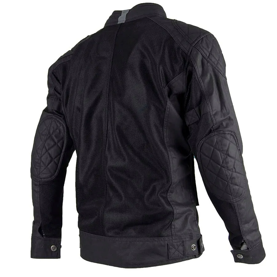 By City Men's Teneree Venty II Mesh Textile Jacket - Black