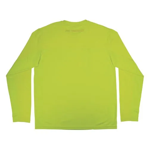 Chill-its 6689 Cooling Long Sleeve Sun Shirt With Uv Protection, 3x-large, Lime, Ships In 1-3 Business Days
