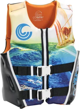 Connelly Boy's Neo CGA Youth Vest Beach Print (2017) -50-90-BEACH Print