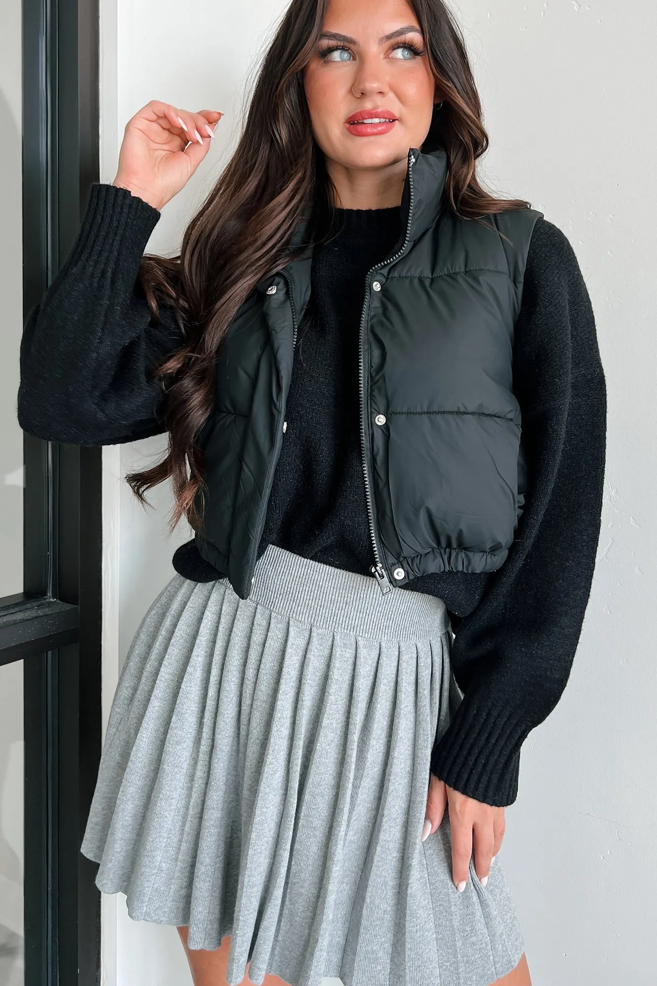 Cooling Off Puffer Vest (Black)