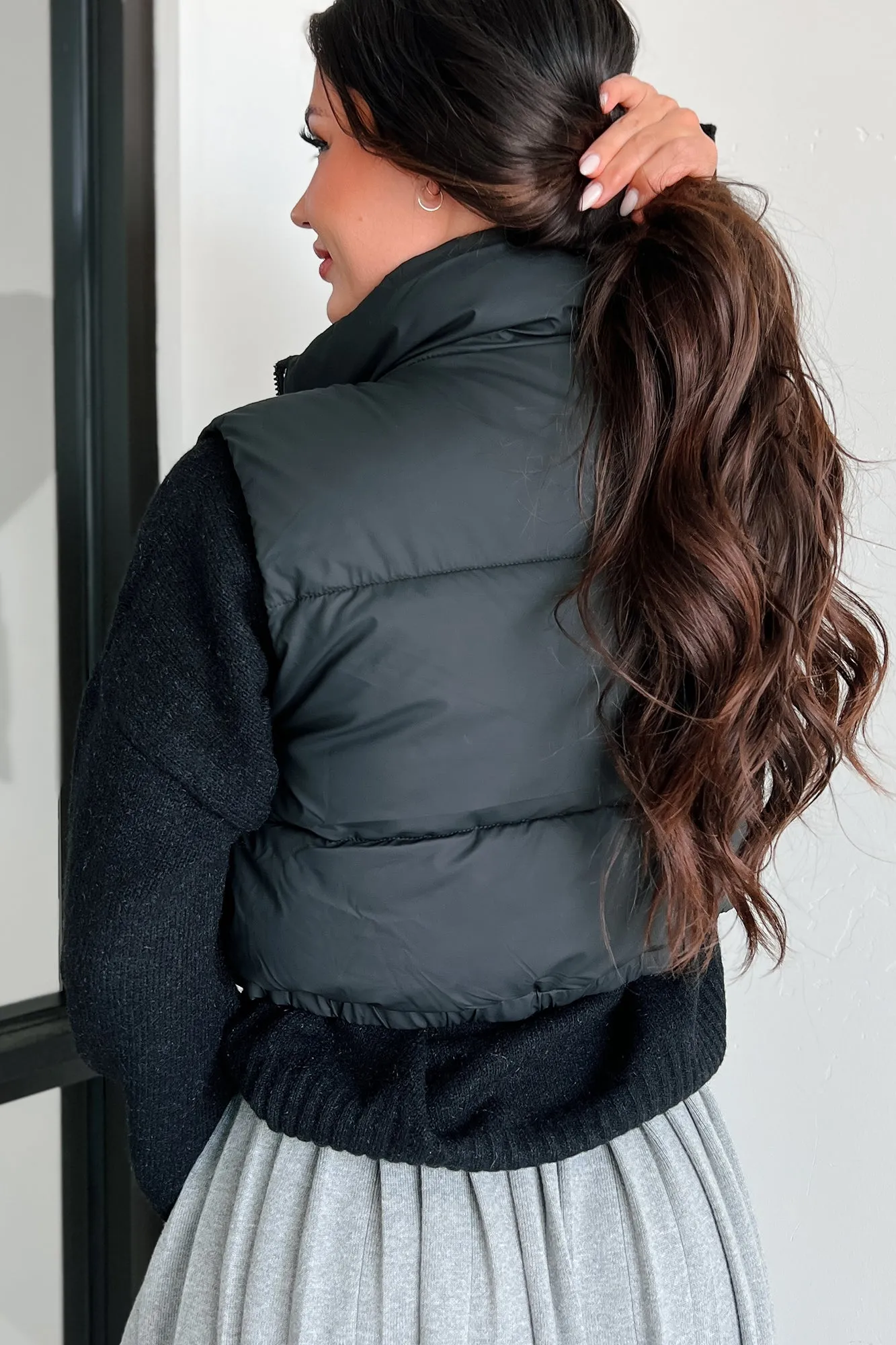 Cooling Off Puffer Vest (Black)