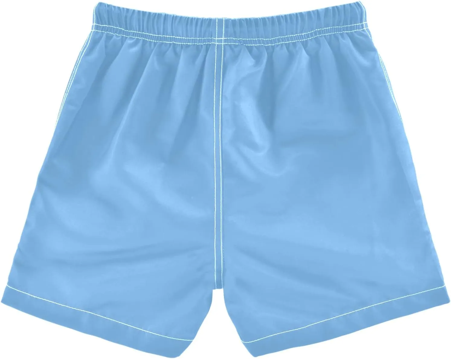 DOMIKING Neon Green Boys' Swim Trunks Mesh Lining Toddler Swim Shorts Quick Dry for Kids Adjustable Waist 2T-16