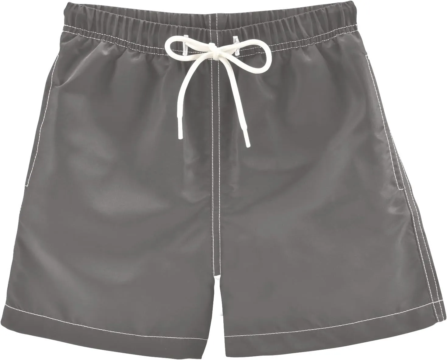 DOMIKING Neon Green Boys' Swim Trunks Mesh Lining Toddler Swim Shorts Quick Dry for Kids Adjustable Waist 2T-16