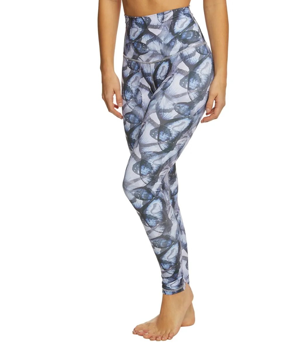 DYI High Waist Signature Butterfly Printed Yoga Leggings