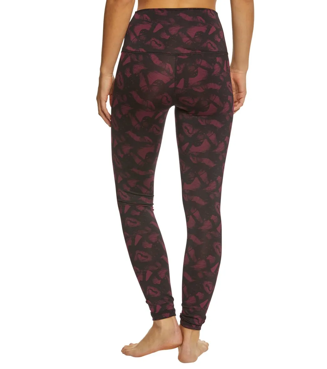 DYI High Waist Signature Butterfly Printed Yoga Leggings