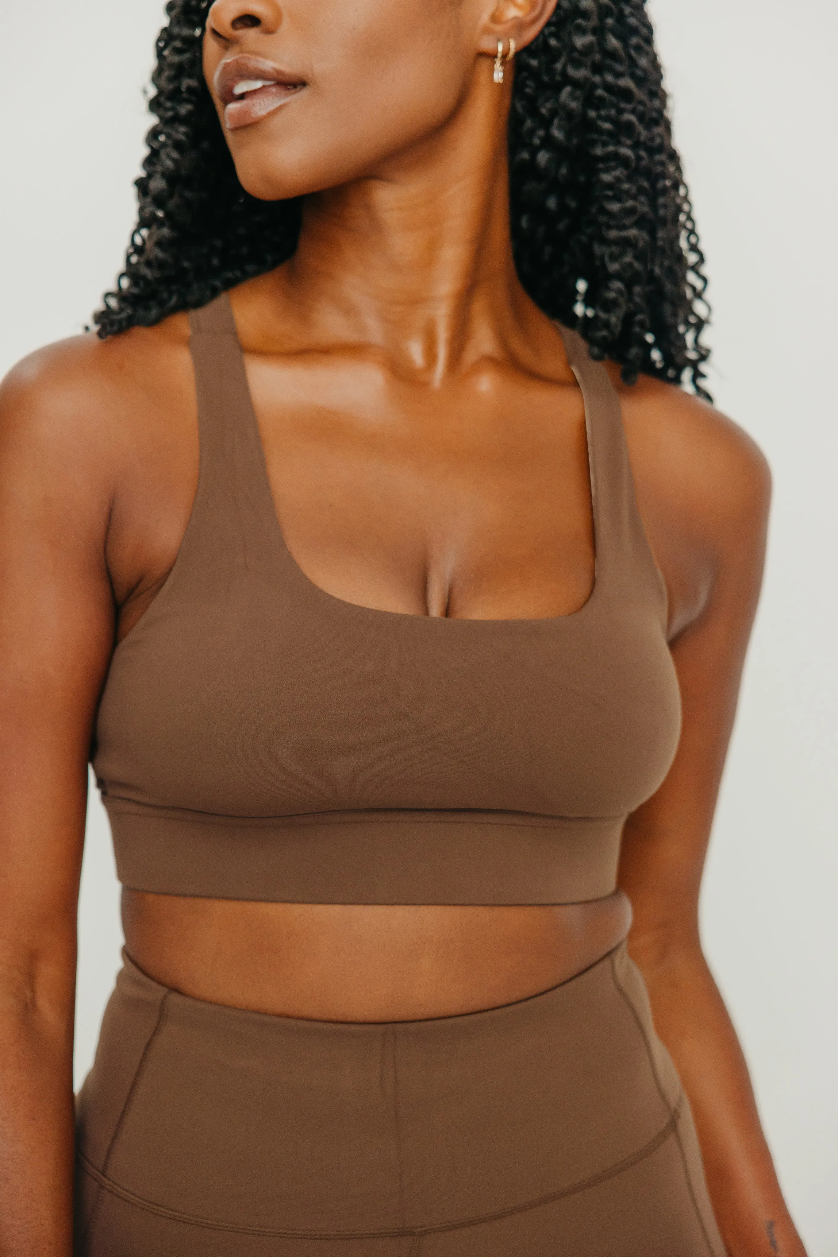Fearless Sports Bra - Brown | MT LUXE