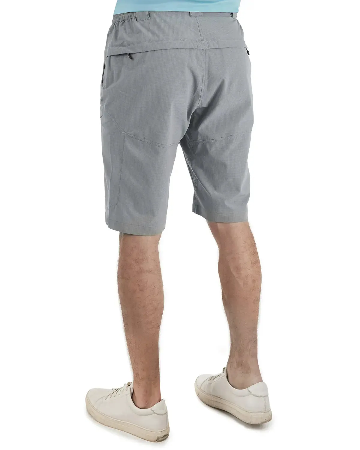 FHM Flow Hiking Shorts UV Protection Light Grey UPF 50 