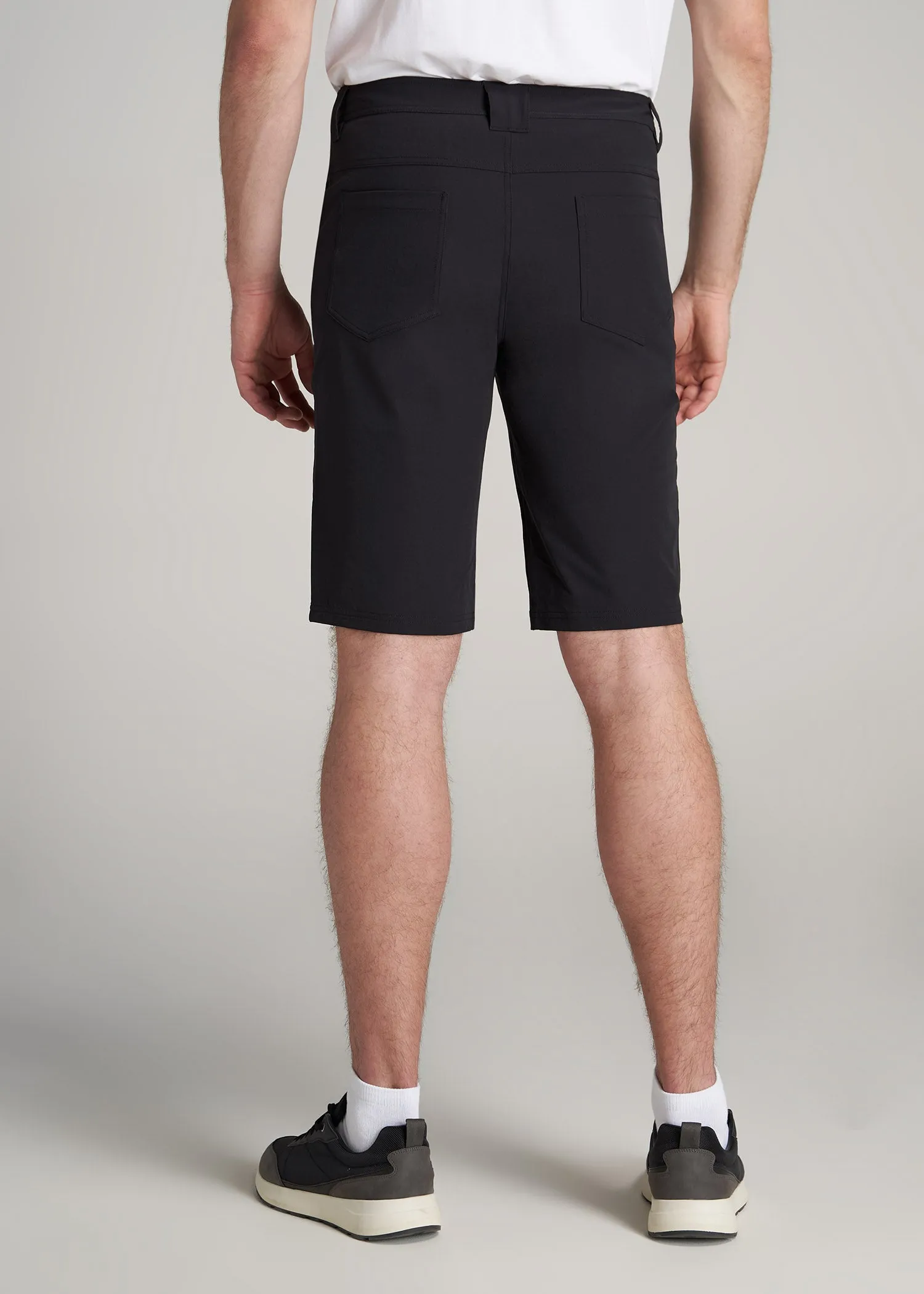 Hiking Shorts for Tall Men in Black