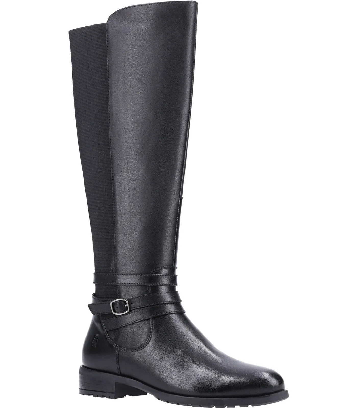 Hush Puppies Vanessa Womens Wider Calf Long Leg Leather Boot