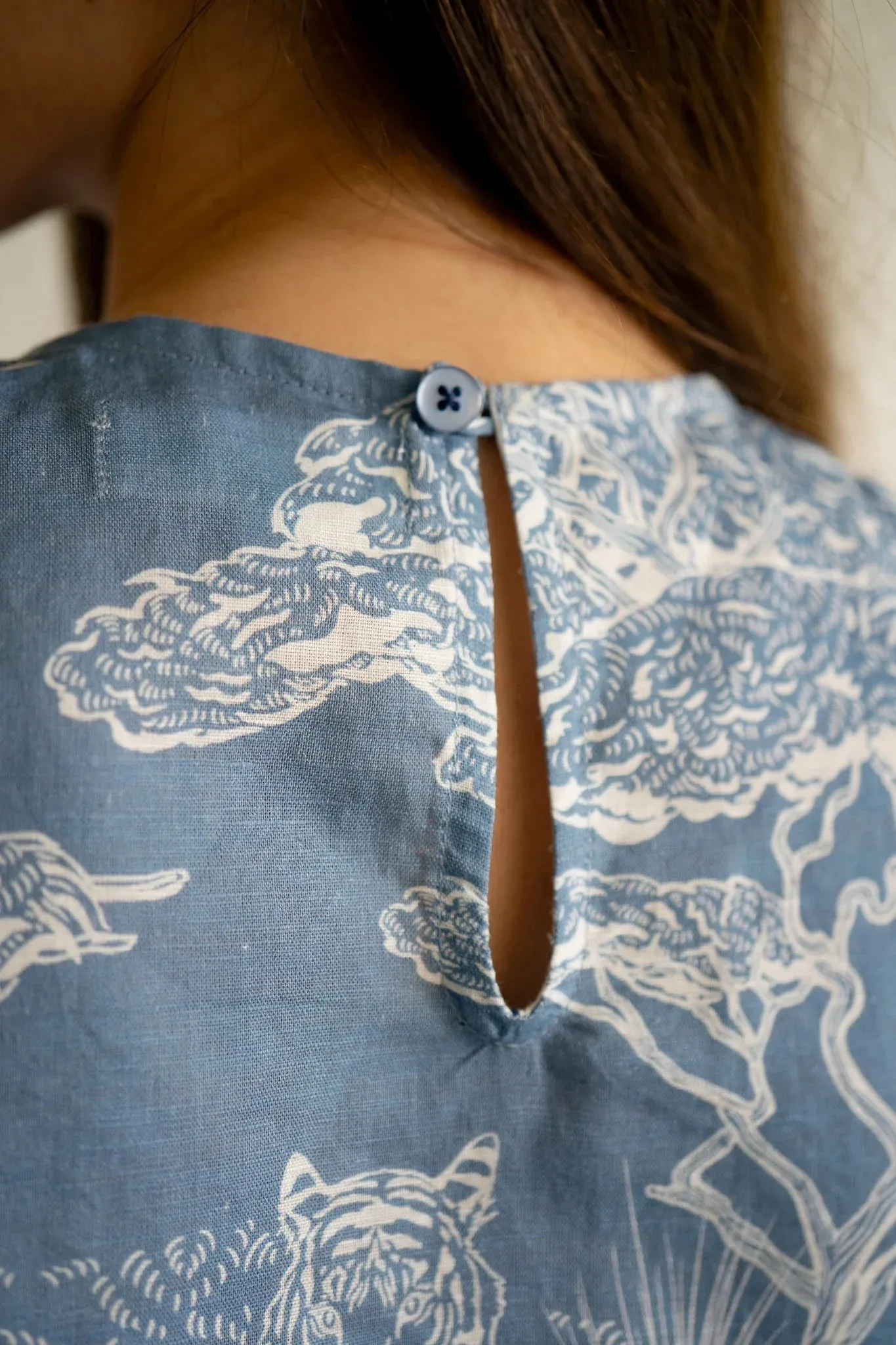 Light Blue Safari Tank Top