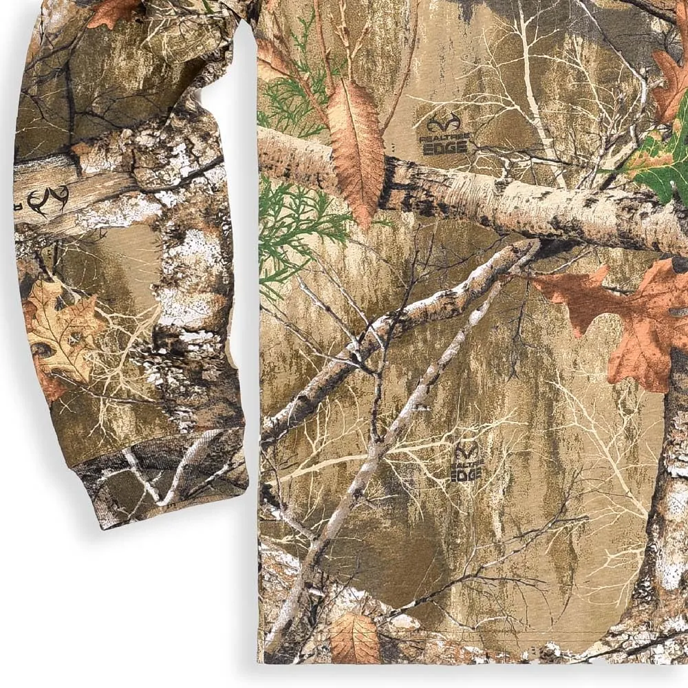 Long Sleeve Camo Crewneck Tee Shirt for Men and Women