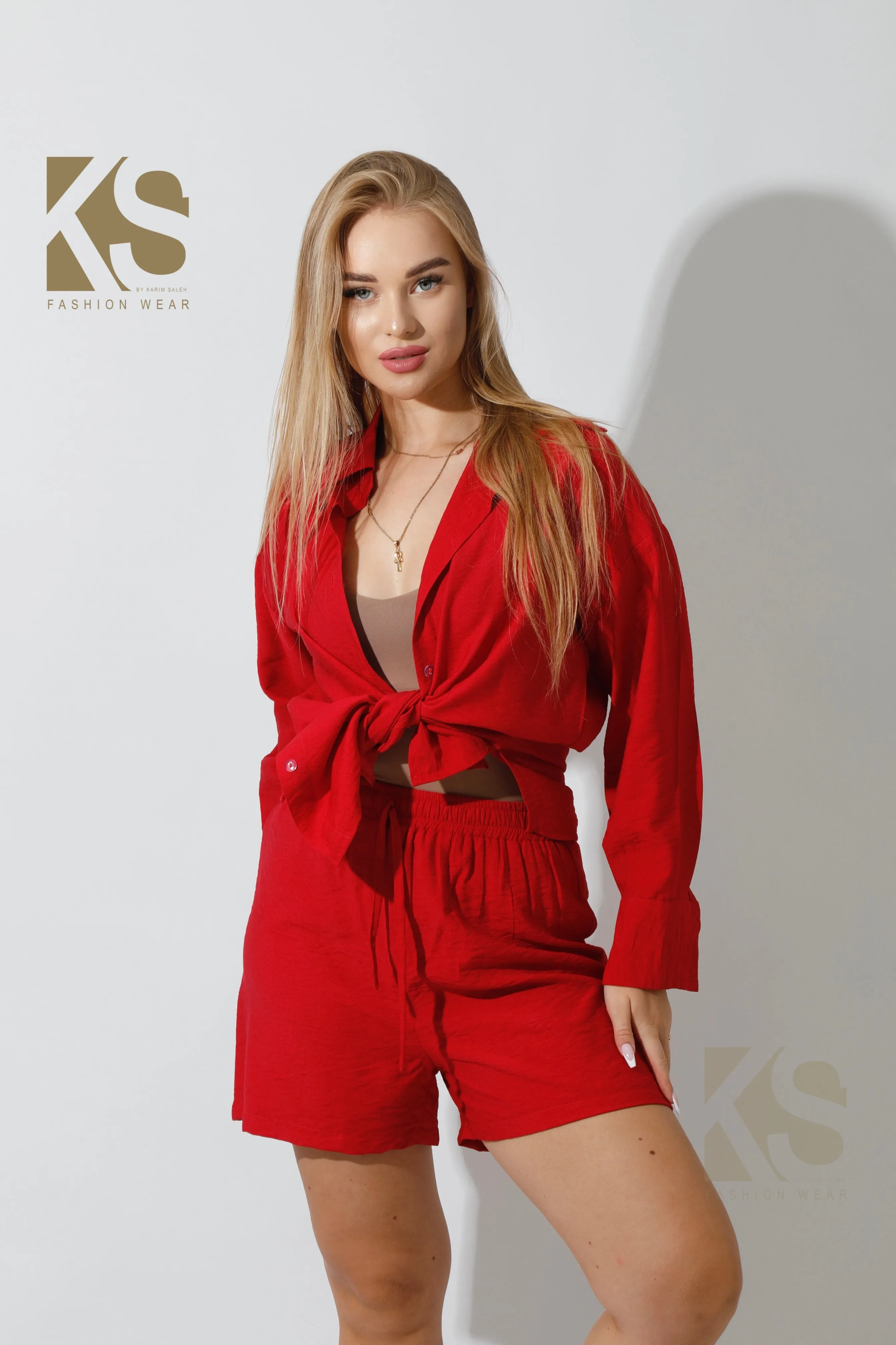 Lose Fit Shirt & Shorts Set