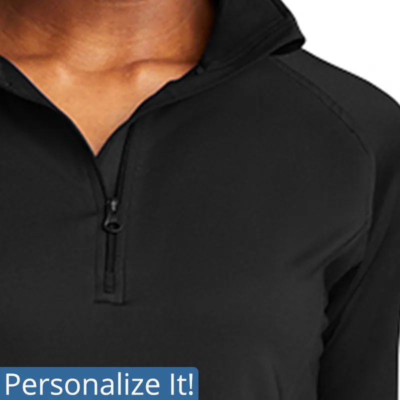 LST850 Ladies Sport-Wick® Stretch 1/2-Zip Pullover
