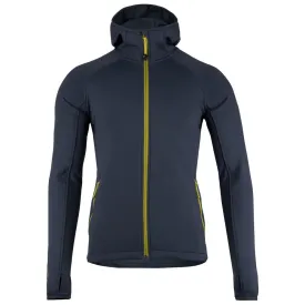 Mens Vandring Stretch Fleece Jacket (Storm Grey/Lime)