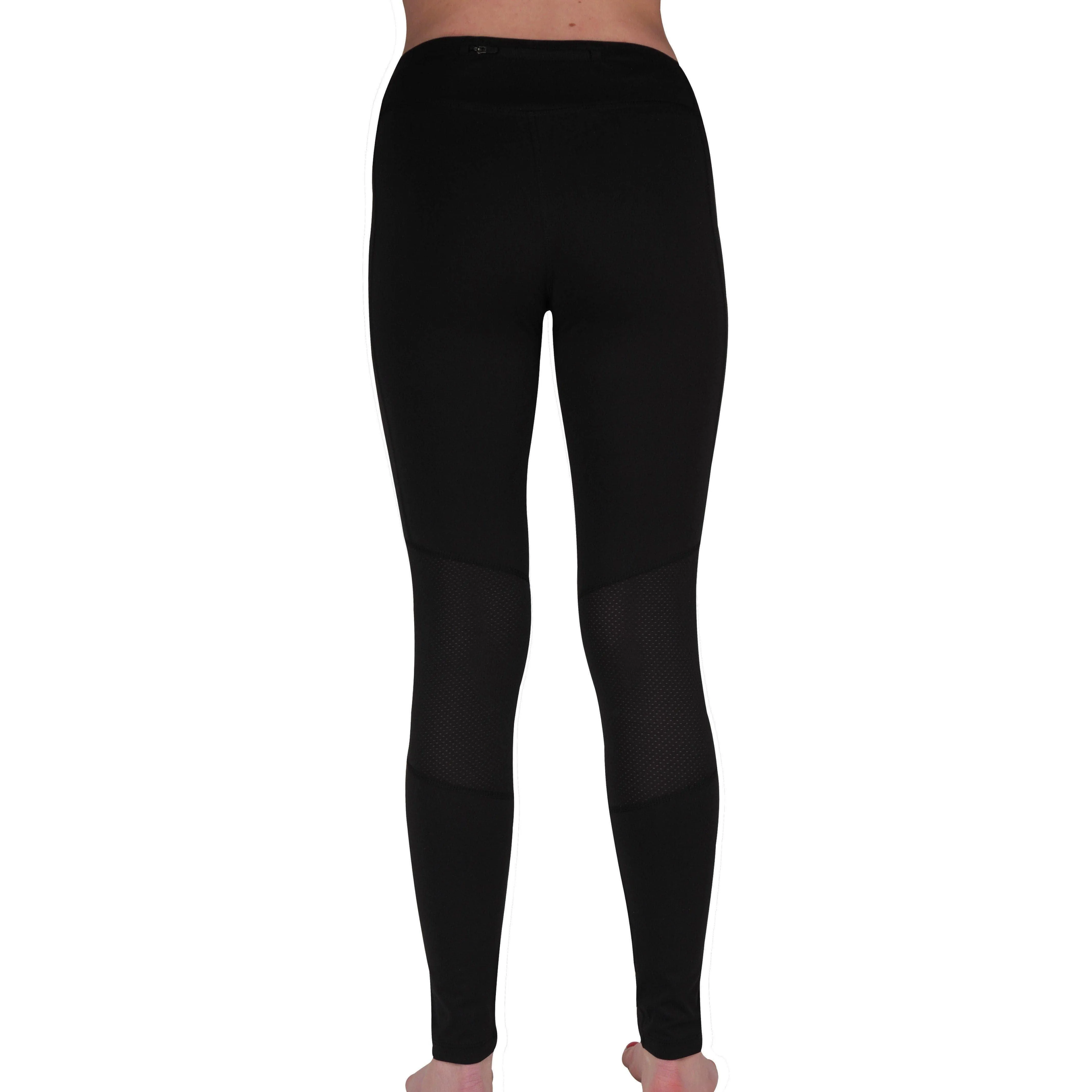 More Mile Excel Womens Long Running Tights - Black