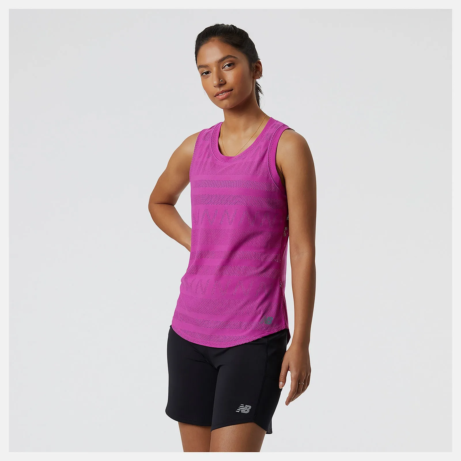 New Balance Women's Q Speed Fuel Jacquard Tank
