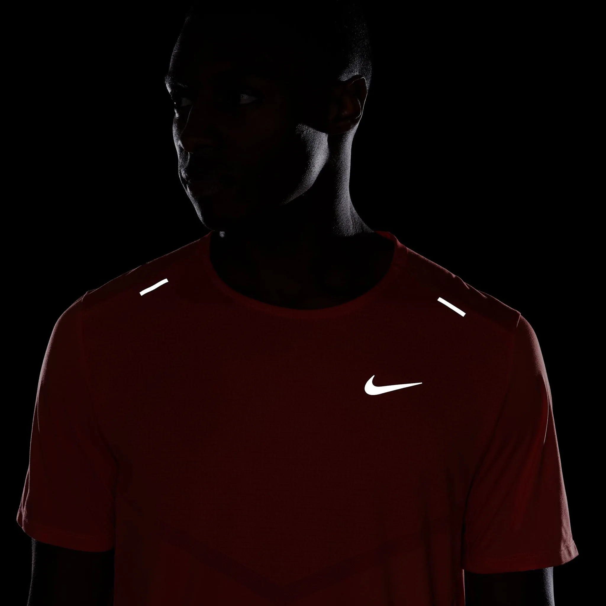 Nike | Men's Dri-FIT Rise 365 Short-Sleeve Running Top - Wild Mango