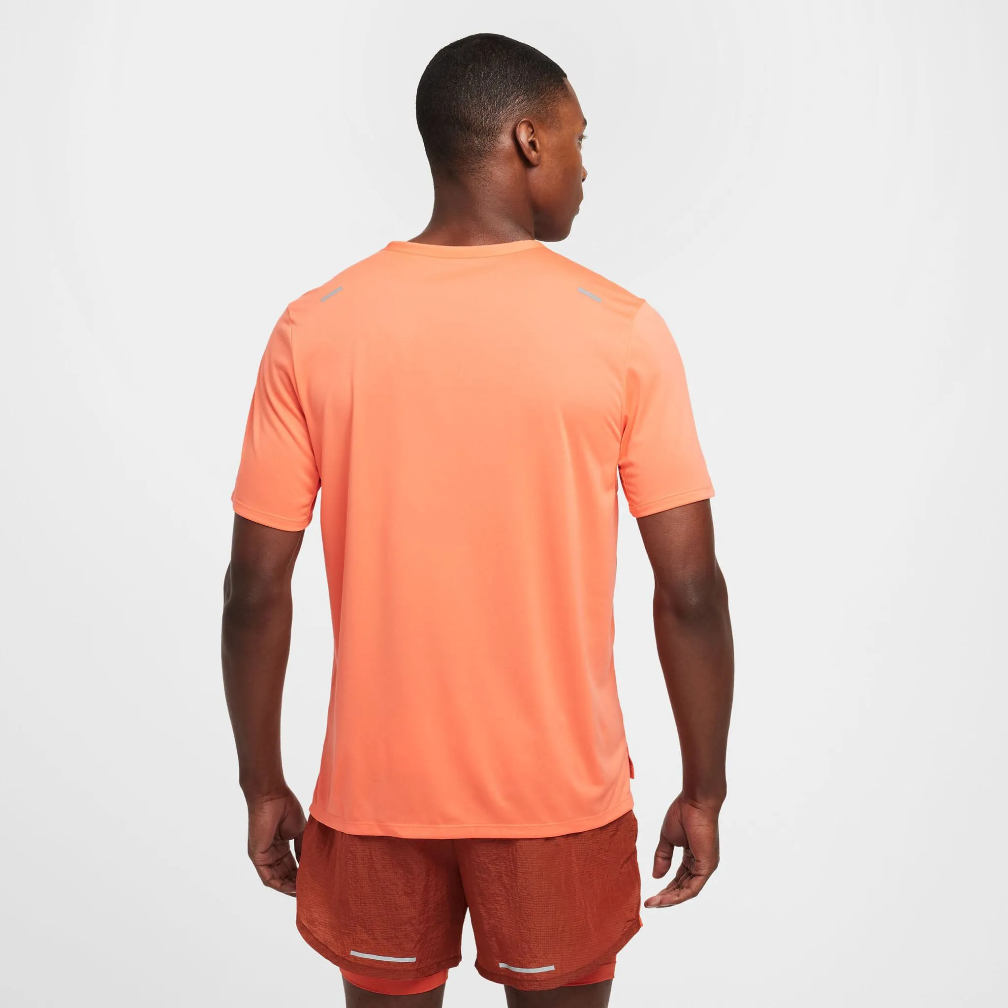 Nike | Men's Dri-FIT Rise 365 Short-Sleeve Running Top - Wild Mango