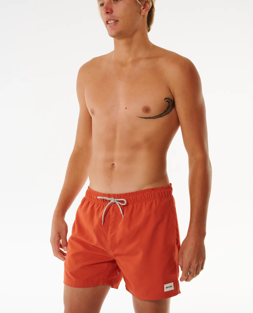 Offset Volley Shorts in Spiced Rum