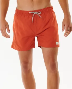 Offset Volley Shorts in Spiced Rum