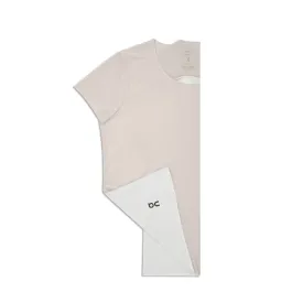 On Running Performance-Tee (Womens) - Pearl/Undyed-White