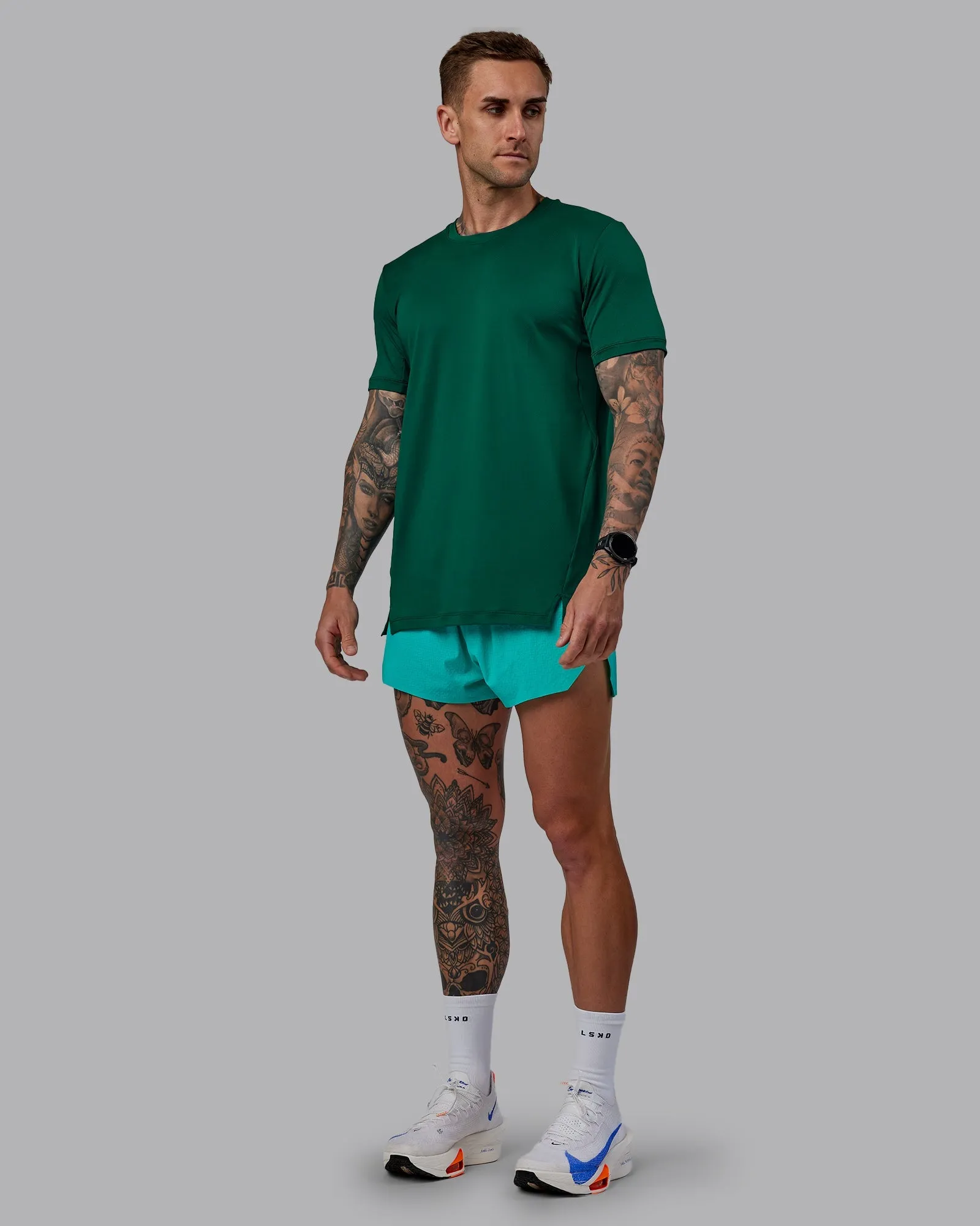 Pace Running Tee - Malachite